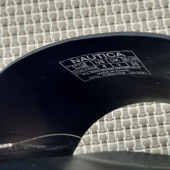 Nautica Stono 4 Spellout Logo Color Block Pool Slides Sandal Vacation 4 NEW  You - Picture 8 of 10